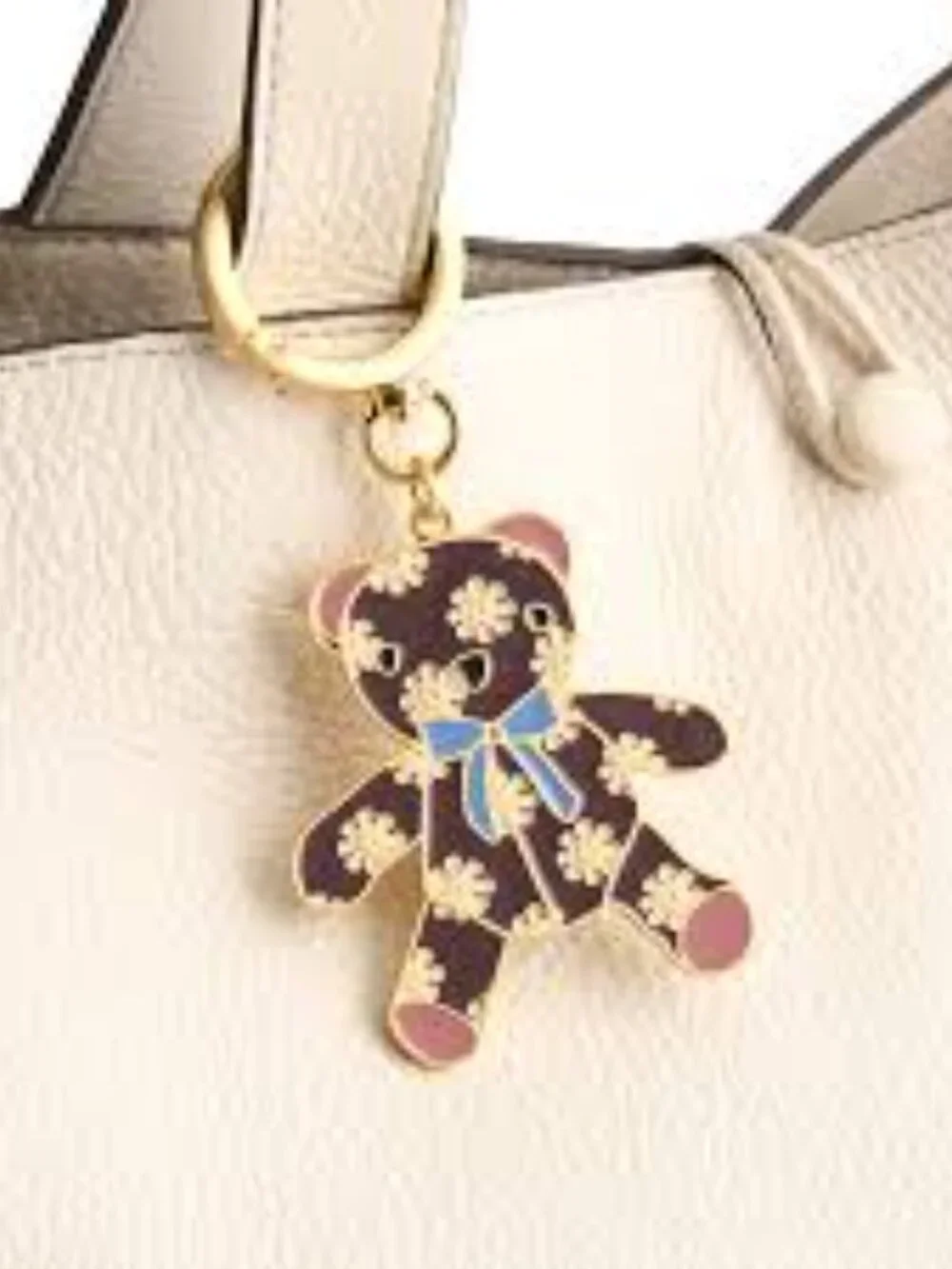 Vera Bradley Women's Enamel Bear Bag Charm